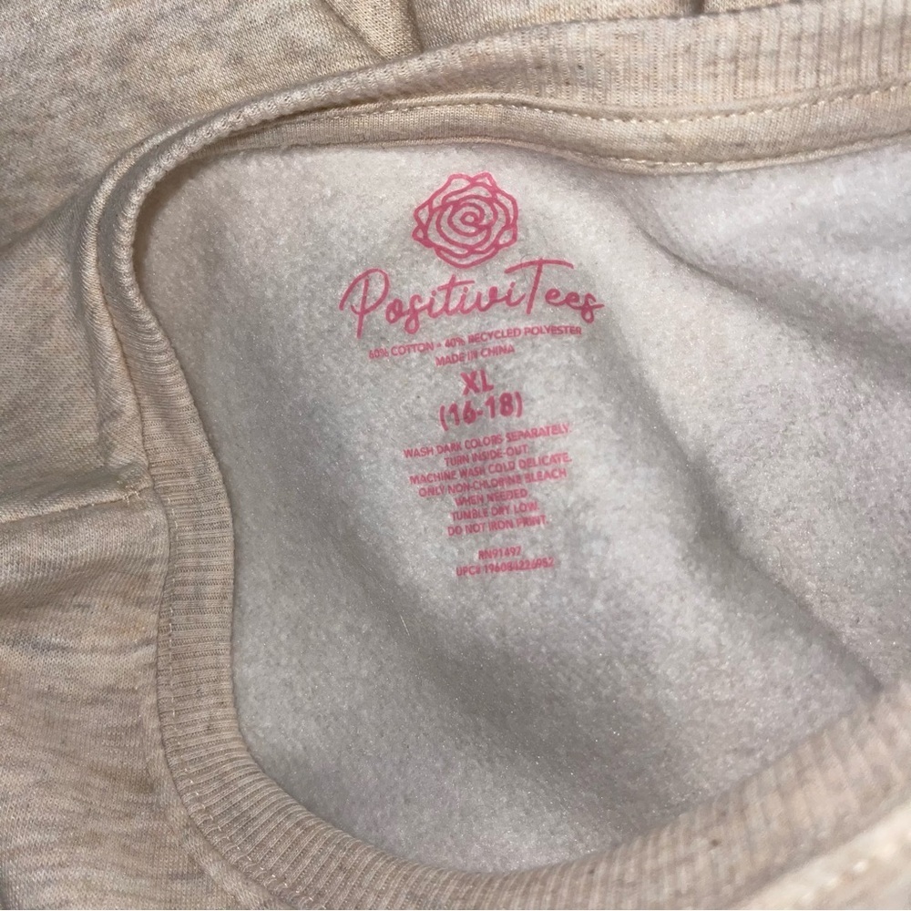 Positive tees Cream Rainbow 'Mama' Sweatshirt Womens XL - Picture 7 of 7